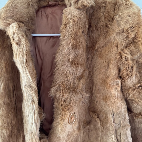 Vintage Rabbit Fur Cropped Coat - Picture 3 of 5